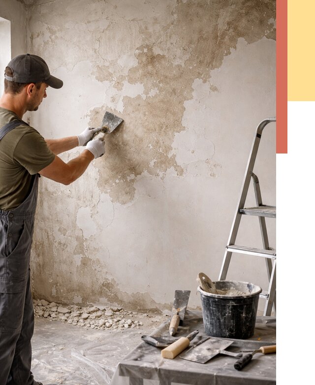 Снятие старой шпаклевки в Батайске от 1872 руб. — быстро и недорого | ОТДЕЛОЧНИК-Бтс