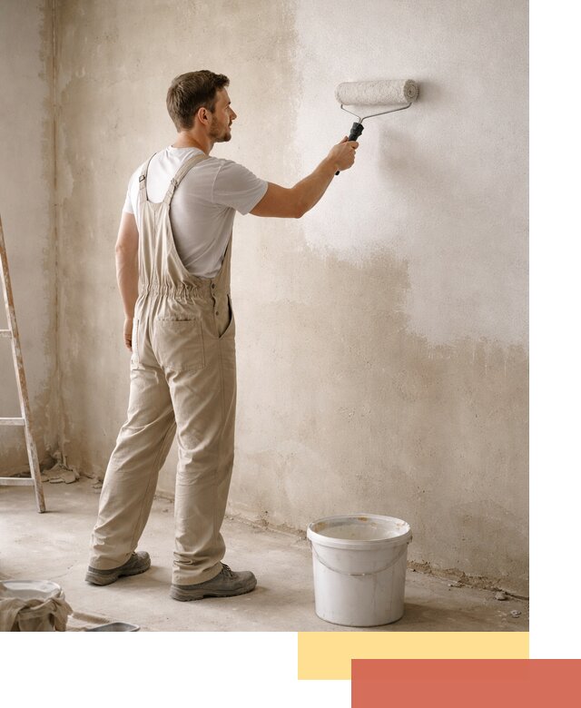 Грунтовка стен под отделку в Батайске профессиональным раствором