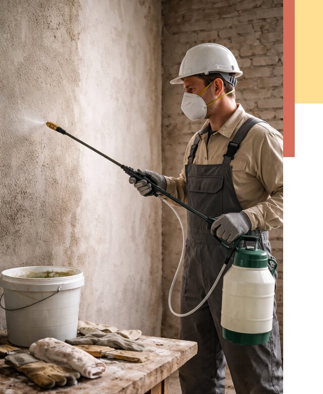 Антисептическая обработка стен в Батайске от 1215 руб. — быстро и недорого | ОТДЕЛОЧНИК-Бтс