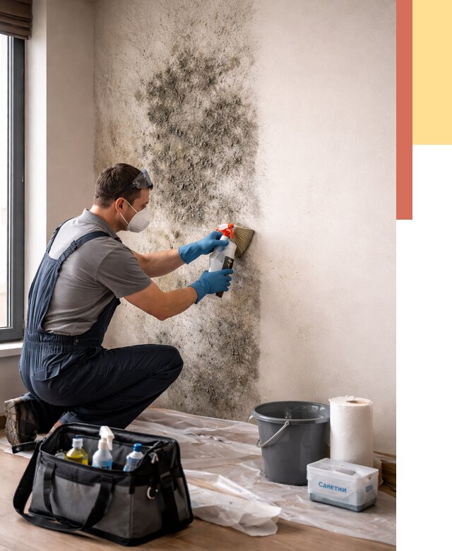 Удаление плесени со стен в Батайске от 2176 руб. — быстро и недорого | ОТДЕЛОЧНИК-Бтс