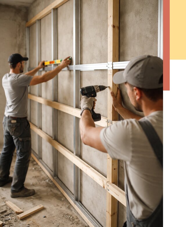 Устройство обрешетки под панели в Батайске от 2125 руб. — монтаж под ключ | ОТДЕЛОЧНИК-Бтс