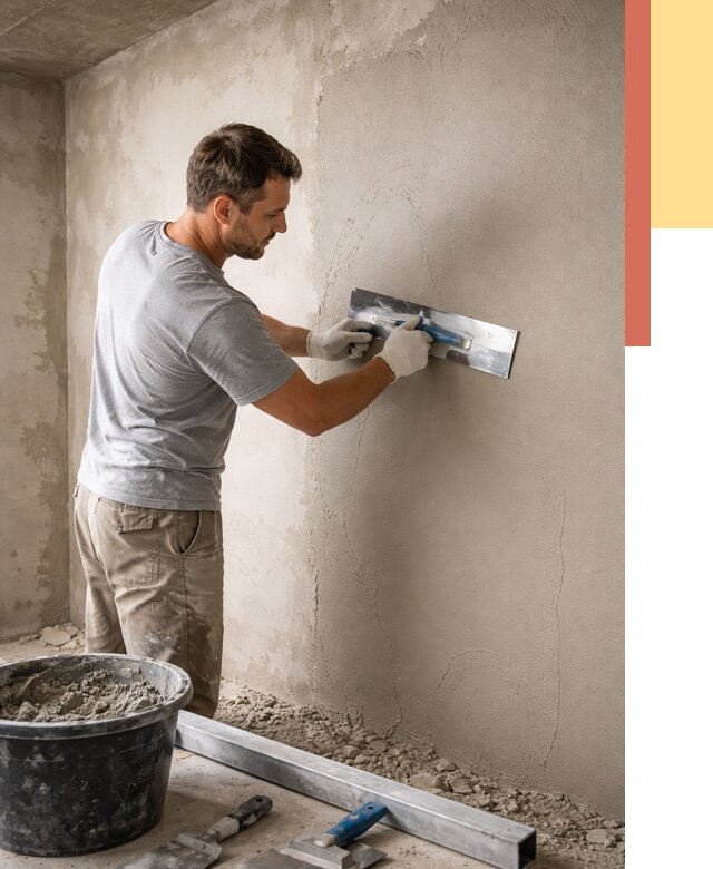 Штукатурка стен без маяков в Батайске от 7287 руб/м2 — услуги и цена | ОТДЕЛОЧНИК-Бтс