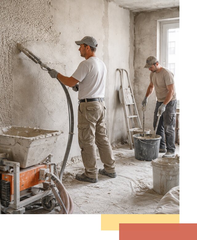 Машинная штукатурка стен в Батайске — быстро и качественно