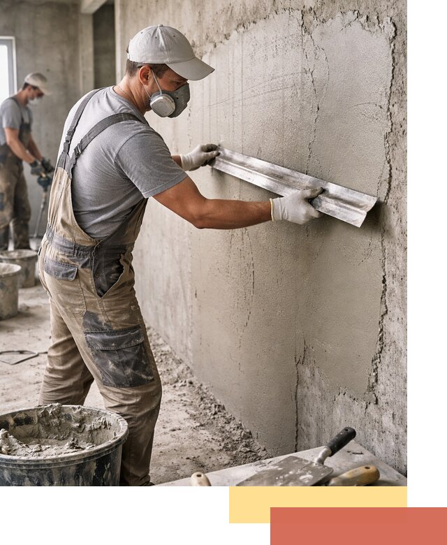 Штукатурка бетонных стен в Батайске качественно и долговечно