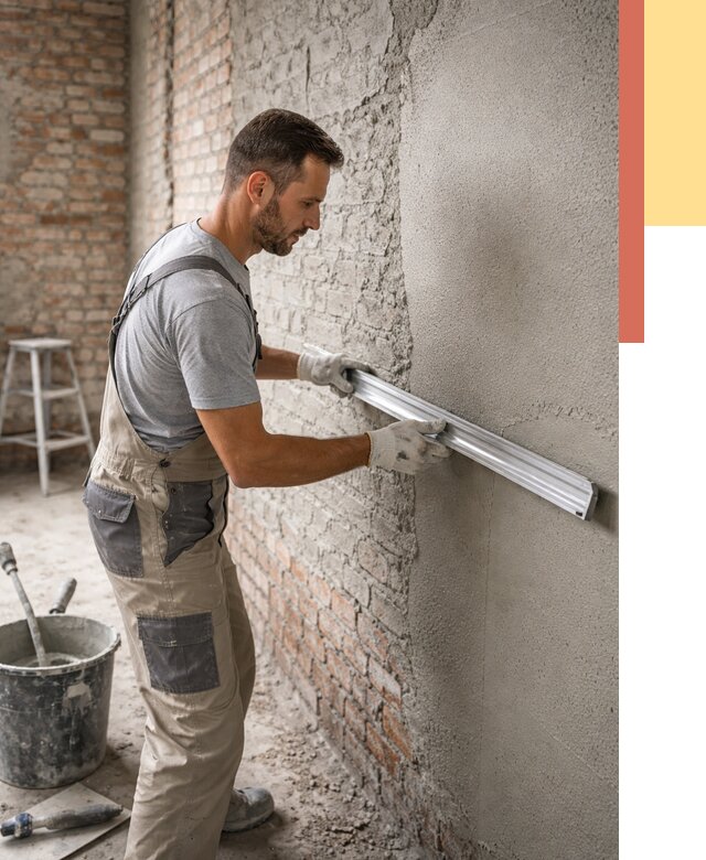 Штукатурка кирпичных стен в Батайске от 4554 руб/м2 — быстро и недорого | ОТДЕЛОЧНИК-Бтс