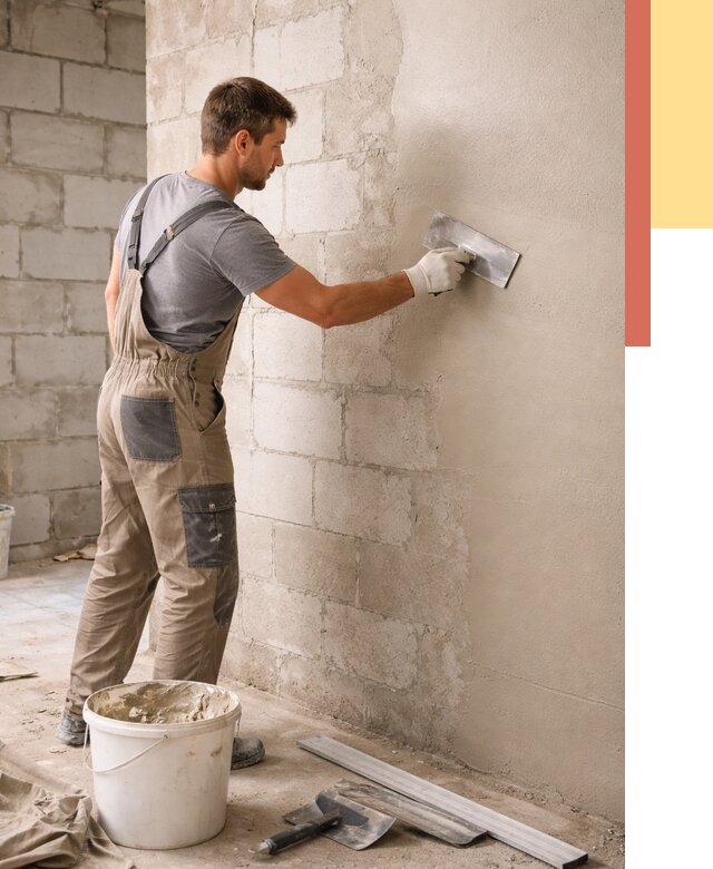 Штукатурка стен из газобетона в Батайске от 2125 руб./м2 — быстро и недорого | ОТДЕЛОЧНИК-Бтс