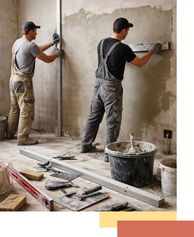 Профессиональная штукатурка стен под плитку в Батайске