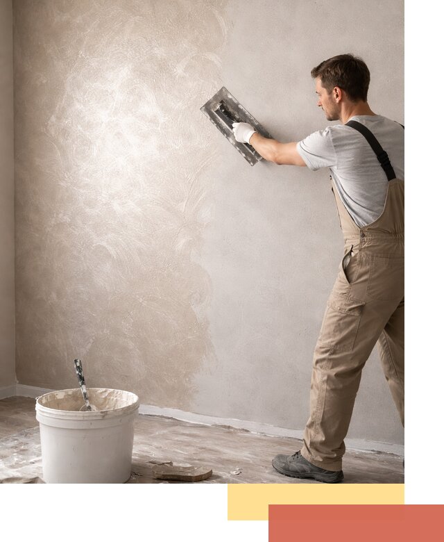 Декоративная штукатурка «Мокрый шелк» под ключ в Батайске