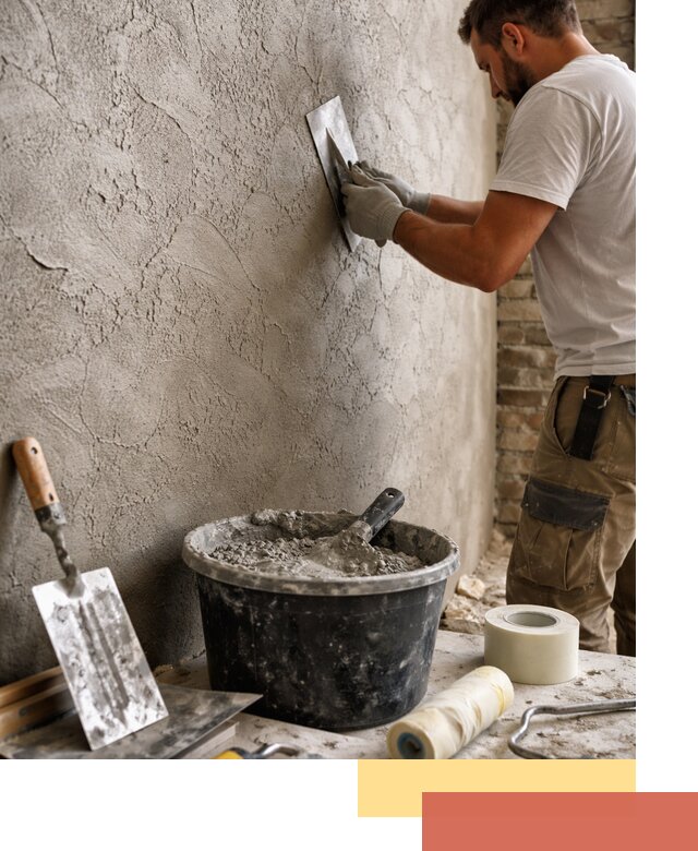 Декоративная штукатурка лофт в Батайске — отделка стен и потолков