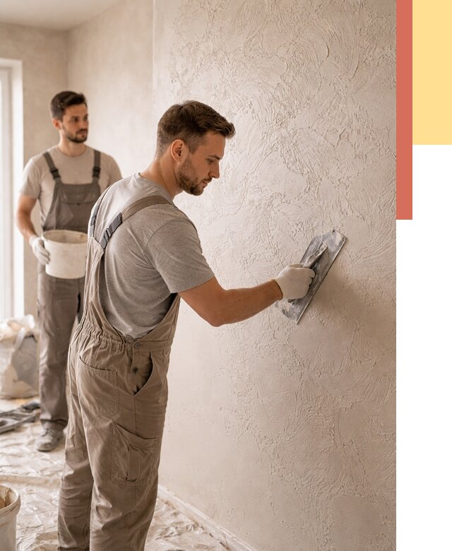 Фактурная штукатурка стен в Батайске от 4251 руб./м² — заказать под ключ | ОТДЕЛОЧНИК-Бтс