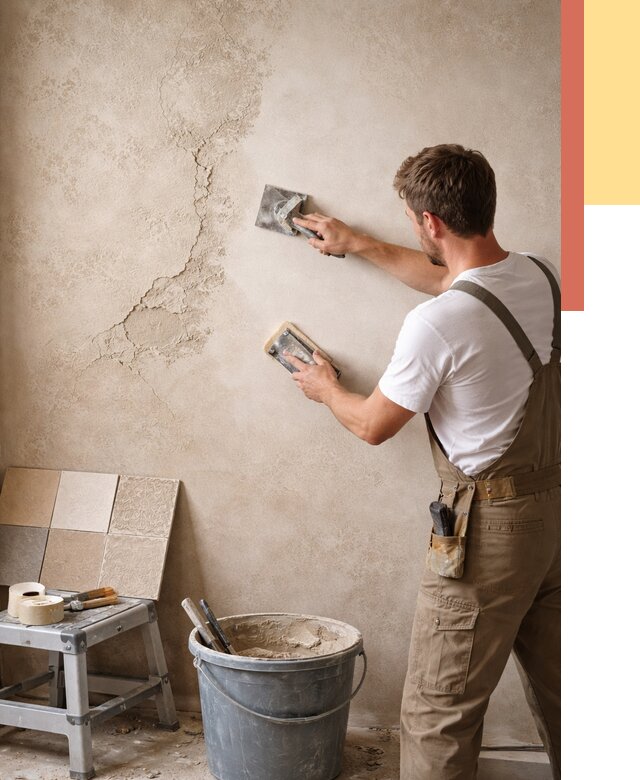 Ремонт декоративной штукатурки в Батайске от 4554 руб. под ключ | ОТДЕЛОЧНИК-Бтс