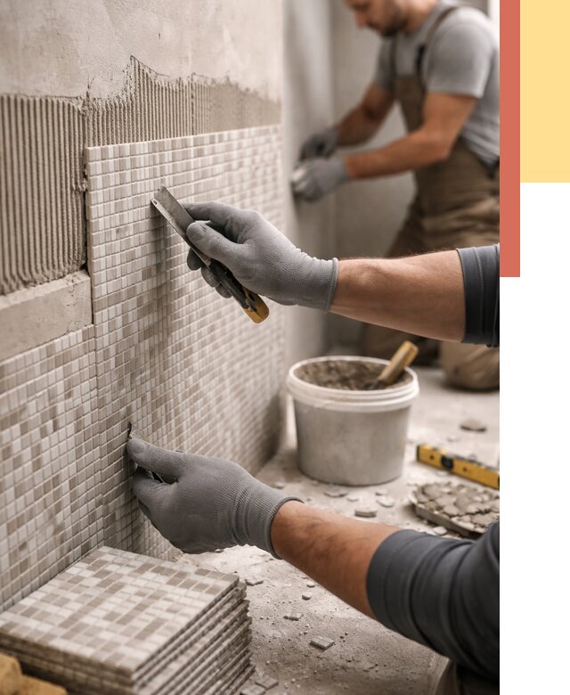 Облицовка стен мозаикой в Батайске от 3239 руб/м2 — укладка мозаики на стены | ОТДЕЛОЧНИК-Бтс