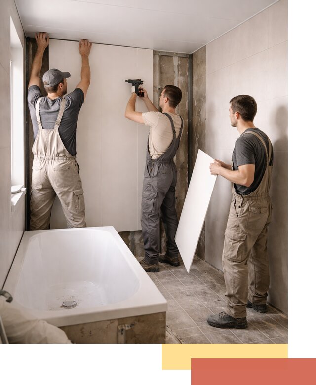 Отделка ванной панели ПВХ профессионально в Батайске