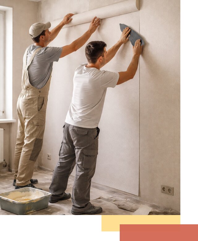 Поклейка виниловых обоев в Батайске профессионально и качественно