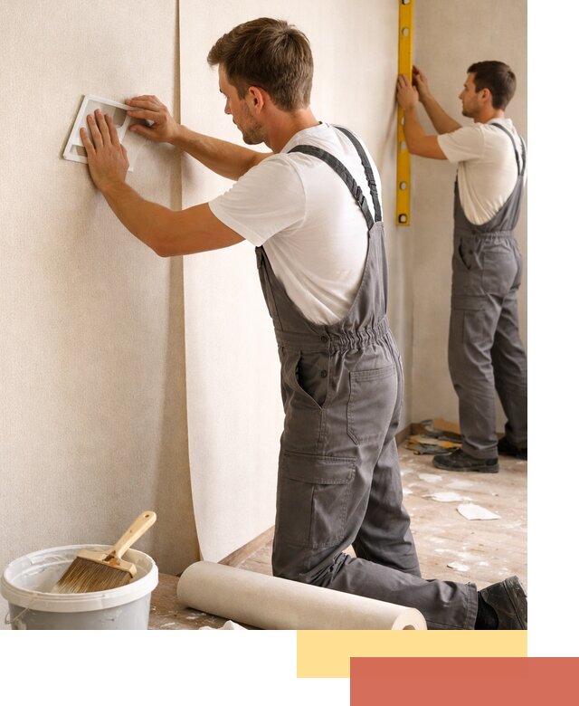 Поклейка бумажных обоев в Батайске качественно и недорого