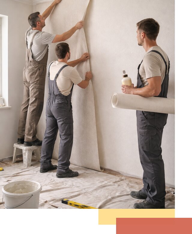 Оклейка стен обоями в Батайске — качественно и профессионально