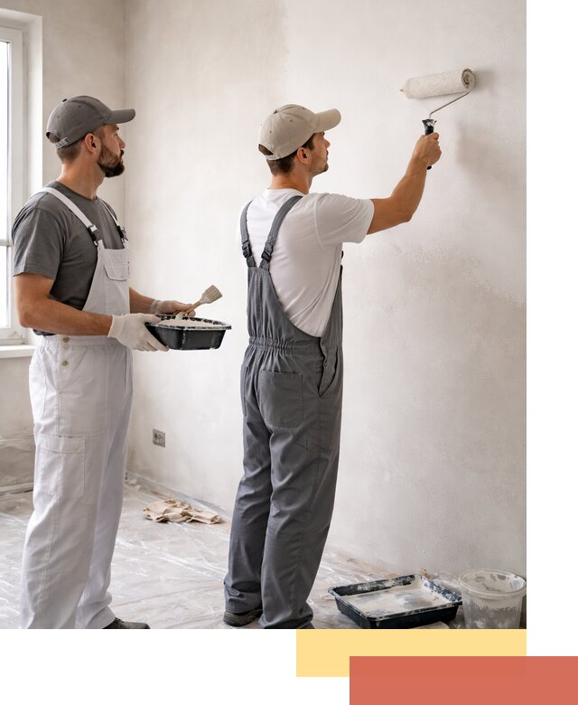 Покраска стен водоэмульсионной краской в Батайске