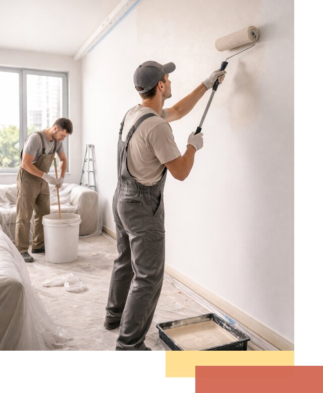 Покраска стен в офисе в Батайске — быстрый и качественный ремонт