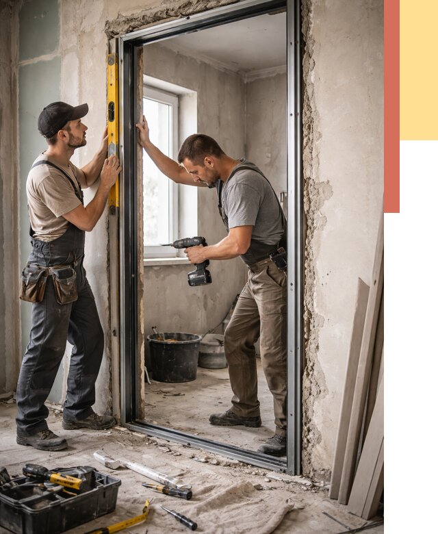 Закладка дверного проема в Батайске от 3542 руб. — быстро и недорого | ОТДЕЛОЧНИК-Бтс