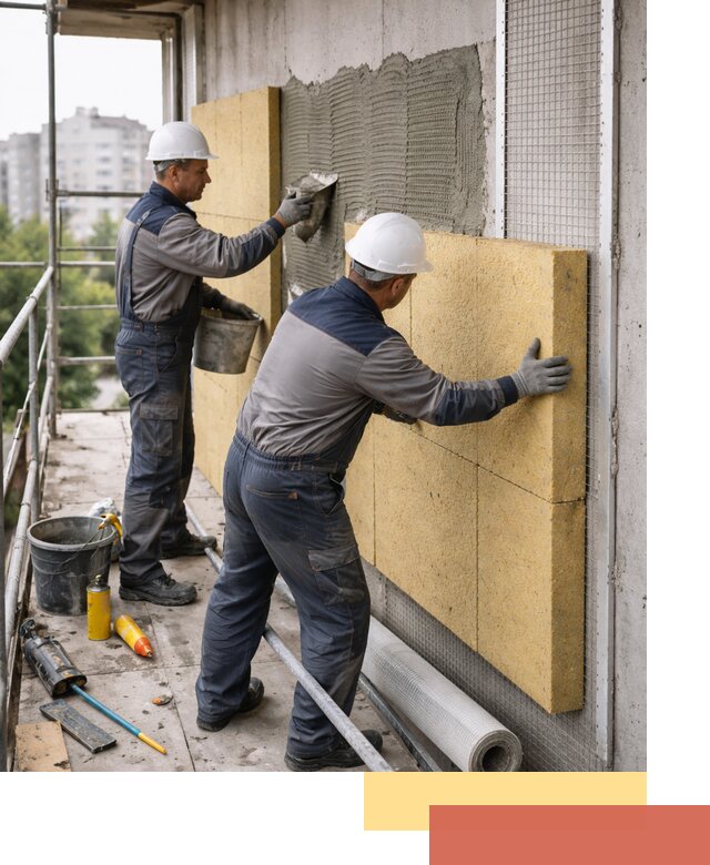 Утепление стен зданий и домов в Батайске качественно и надежно