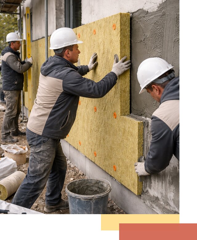 Утепление стен минватой в Батайске — тепло и звукоизоляция