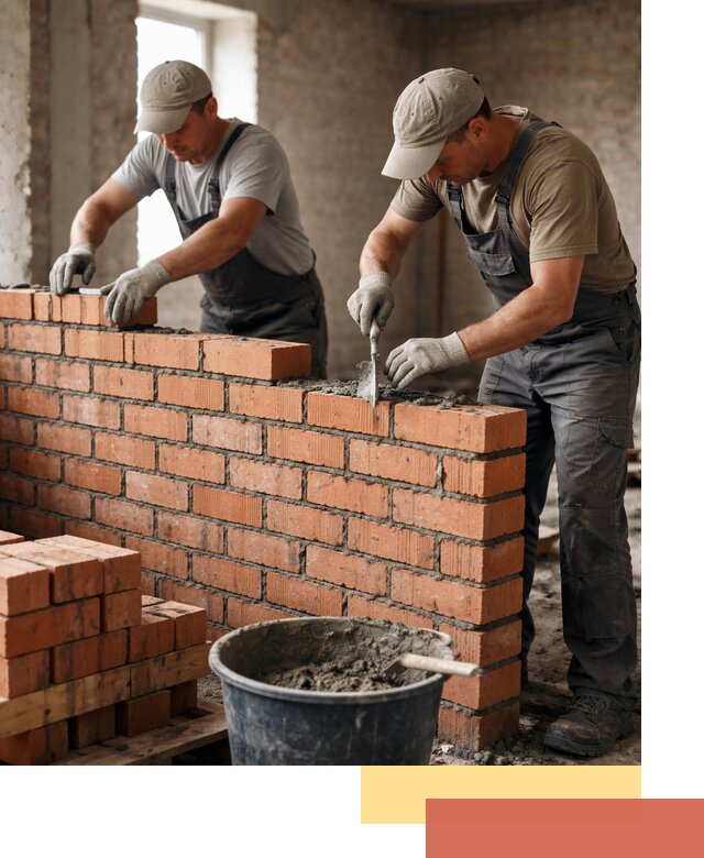 Кладка кирпичных перегородок под ключ в Батайске