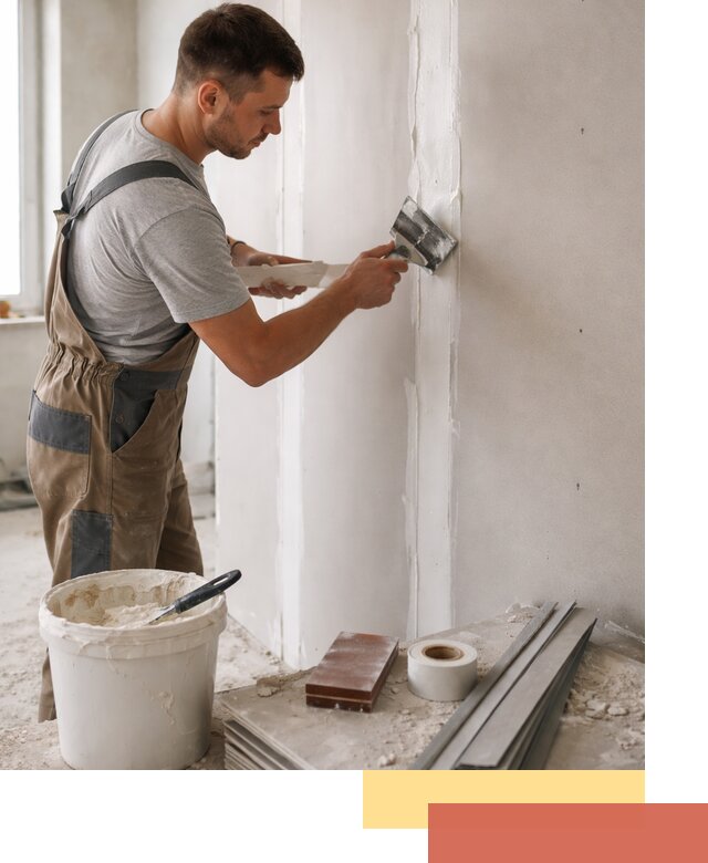 Шпаклевка перегородок из гипсокартона в Батайске качественно и быстро