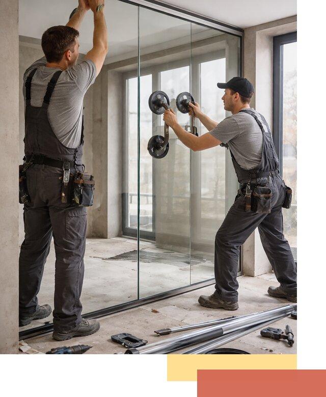 Цельностеклянные перегородки под ключ в Батайске