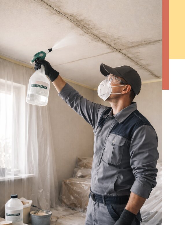 Антисептическая обработка потолка в Батайске от 2530 руб. | ОТДЕЛОЧНИК-Бтс