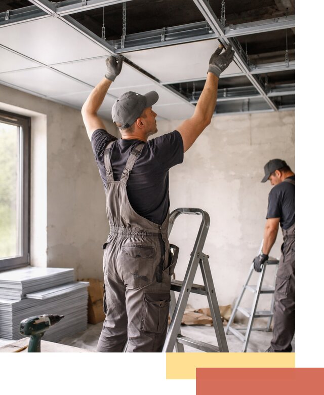 Монтаж кассетного потолка в Батайске качественно и быстро