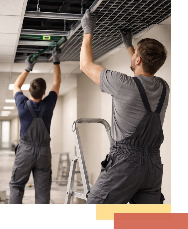 Монтаж потолка Грильято в Батайске: установка под ключ качественно