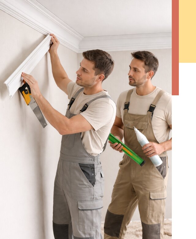 Монтаж потолочного плинтуса в Батайске от 2328 руб. — быстро и недорого | ОТДЕЛОЧНИК-Бтс