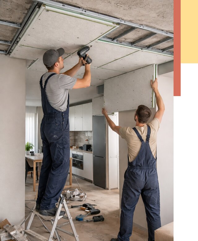 Шумоизоляция потолка панелями зипс в Батайске от 1872 руб. под ключ | ОТДЕЛОЧНИК-Бтс